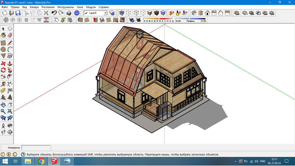 3D моделирование деревянного домостроения, www.fda-studia.ru
