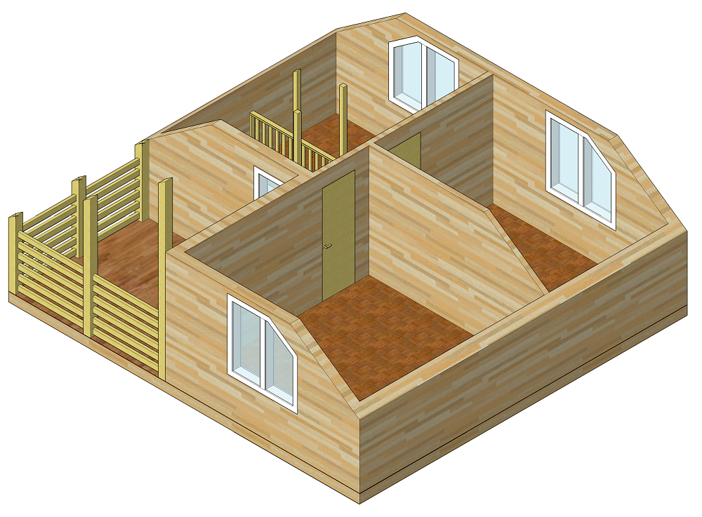Домостроение, 3D визуализация и 3D модели