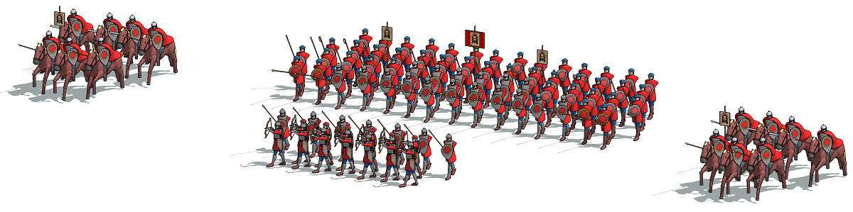 Ледовое побоище русское войско 3D модель изображения русского войска в Ледовом побоище