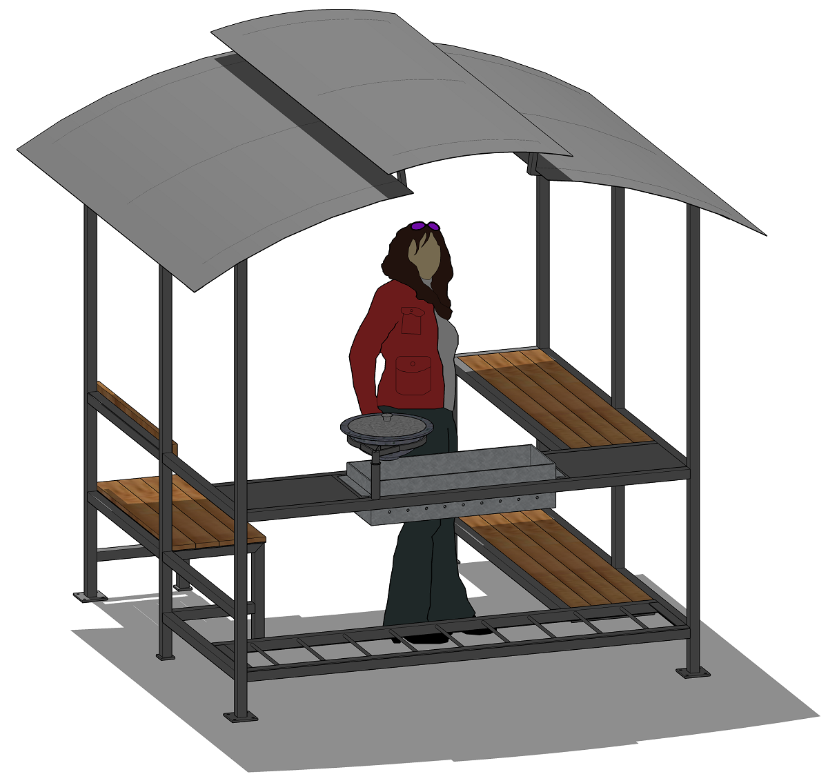 Изображение мангального комплекса Мангальный комплекс, иллюстрация