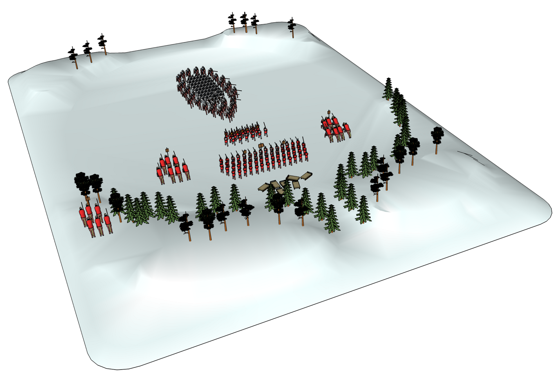 Ледовое побоище 3D визуализация Изображения и картинки Ледового побоища