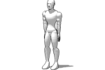 Человек в 3D - модель человека в SketchUp