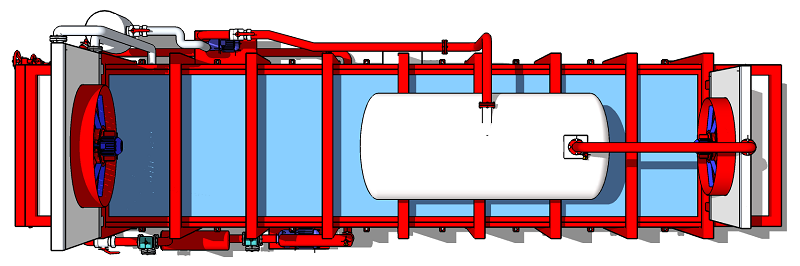 3D модель камеры WDE PRESS XL6, вид сверху