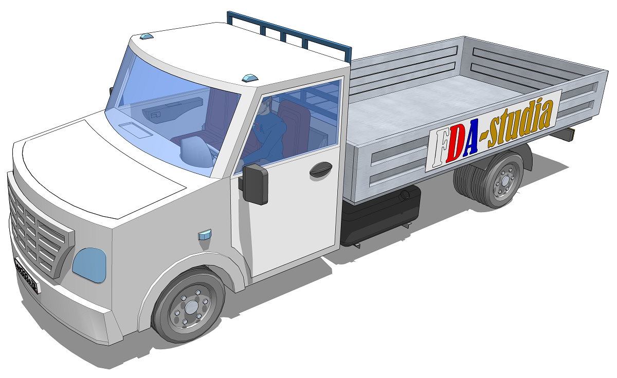 3D визуализация и модель Газель Некст